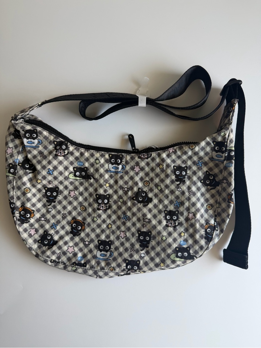 NWT BAGGU Chococat Medium Crescent Bag - Picture 2 of 7